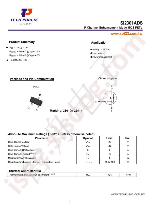 SI2301ADS