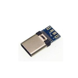 کانکتور نری تایپ سی مدل USB-TYPE-C به همراه کاور ( سرکابلی )