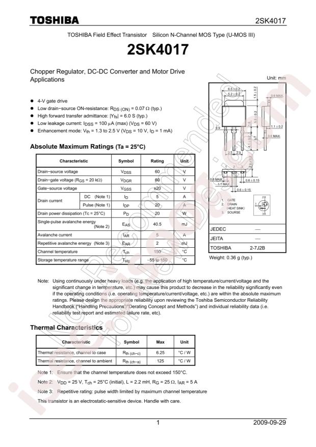 2SK4017(Q)