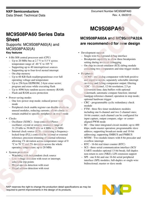 MC9S08PA32AVLH