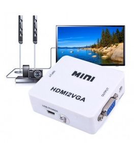 تبدیل HDMI به VGA با خروجی AUX صدا MINI