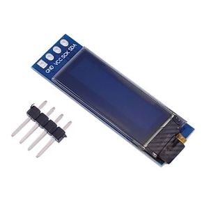 ماژول نمایشگر OLED تک رنگ 0.91  اینچ دارای ارتباط I2C