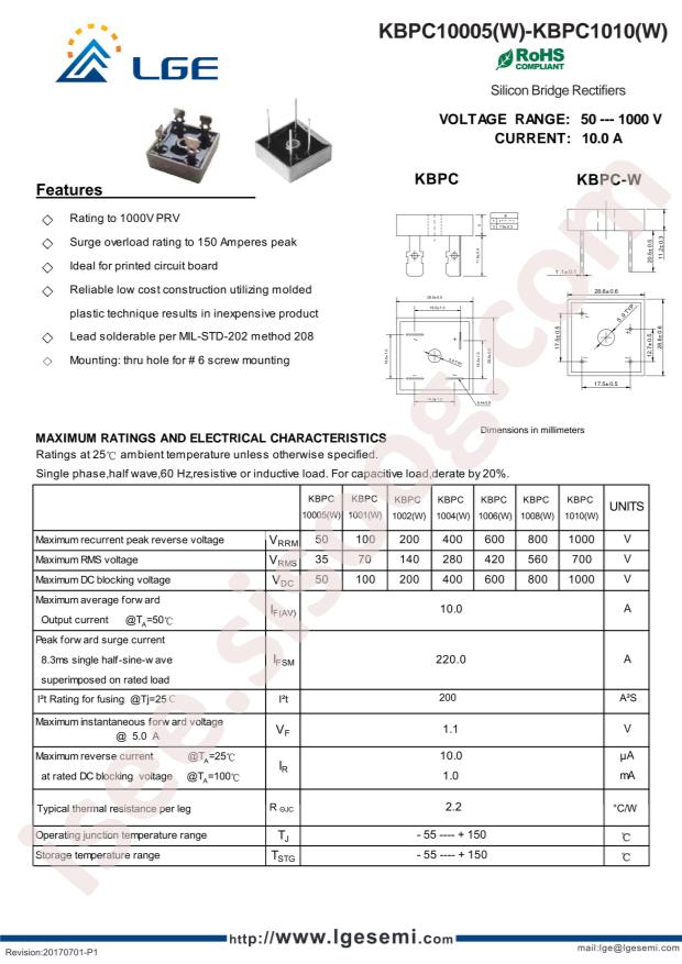 KBPC1010W