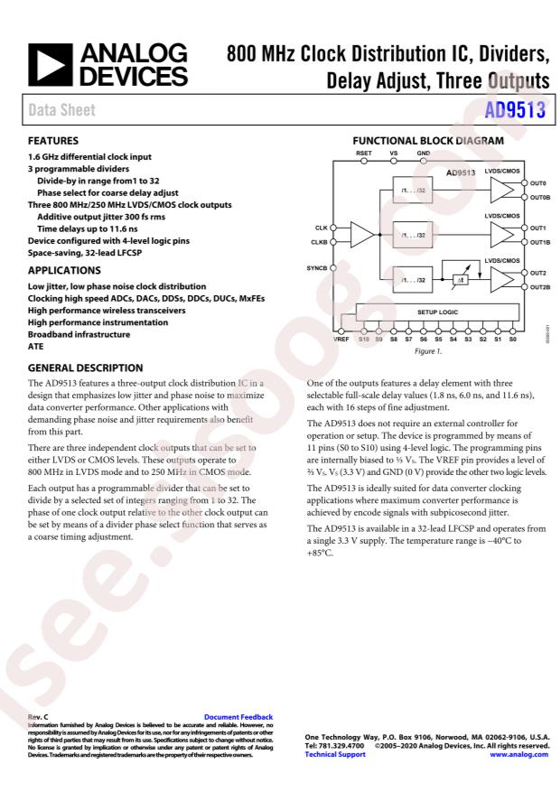 AD9513BCPZ