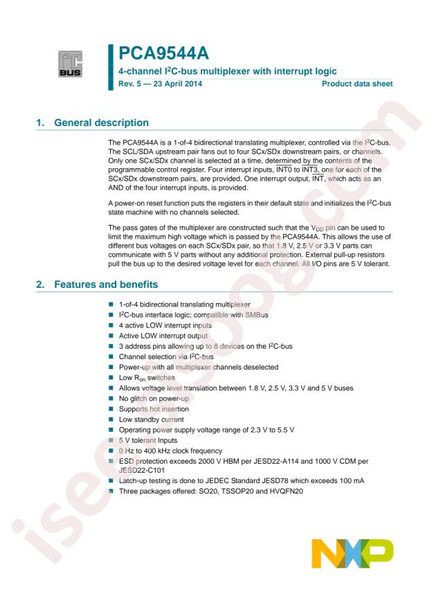 PCA9544ABS,118