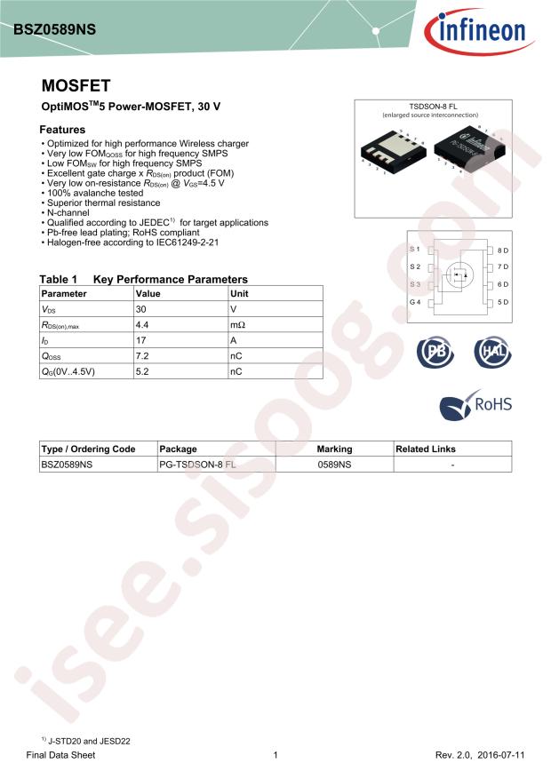 BSZ0589NS