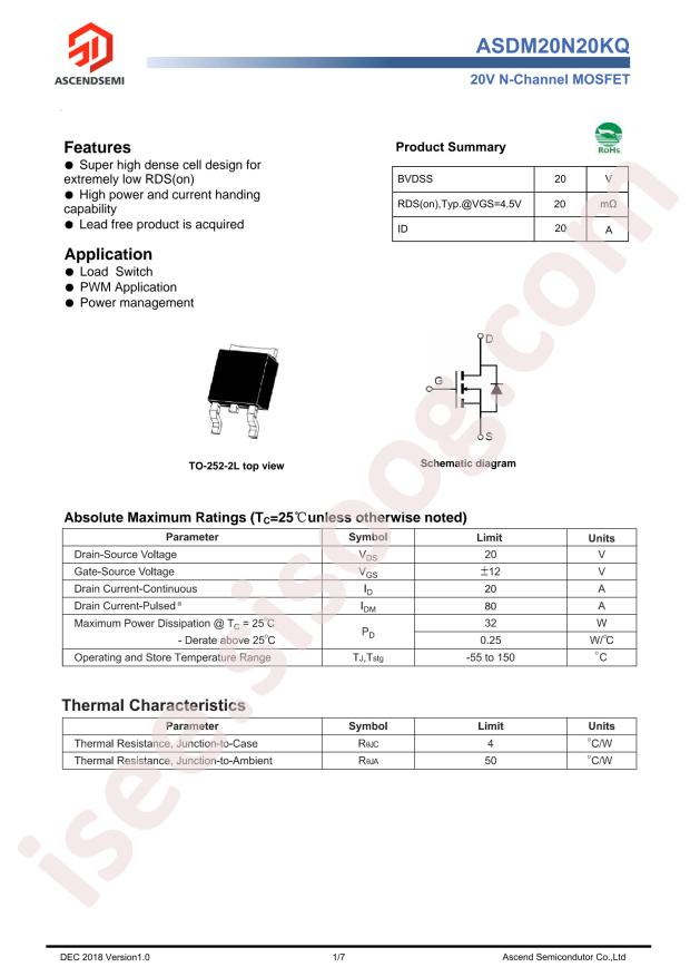 ASDM20N20KQ-R