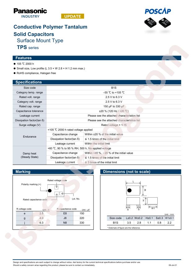 6TPS150MZD