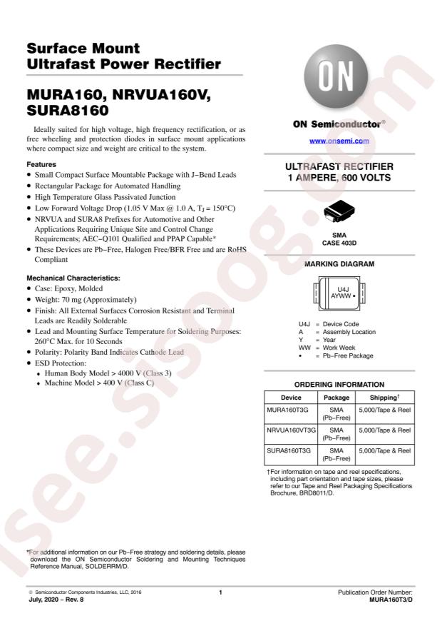 NRVUA160VT3G