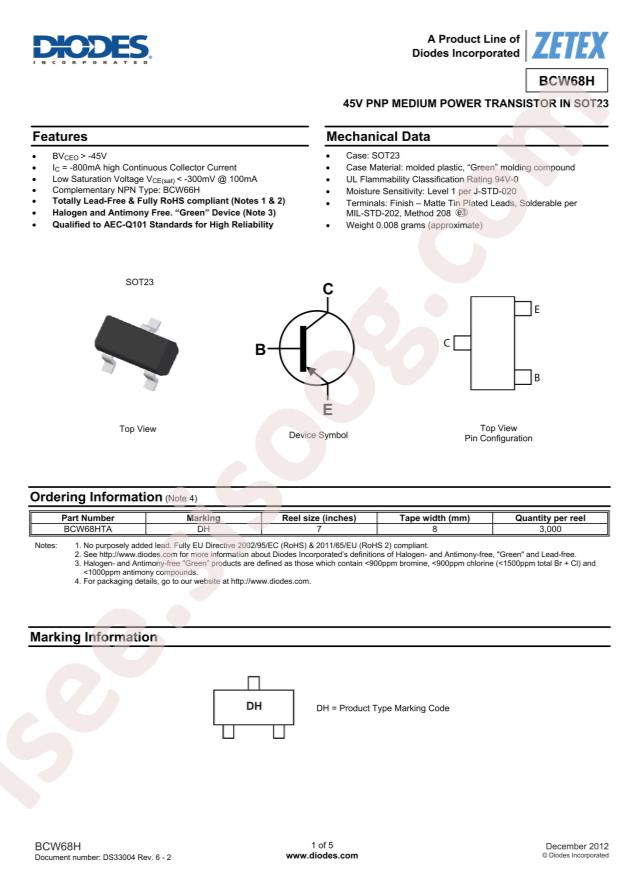 BCW68HTA
