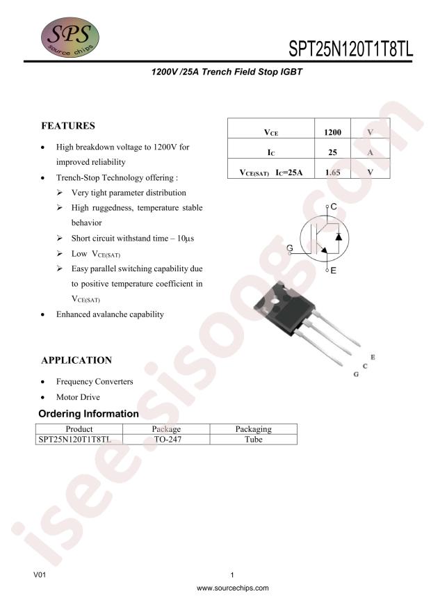 SPT25N120T1T8TL