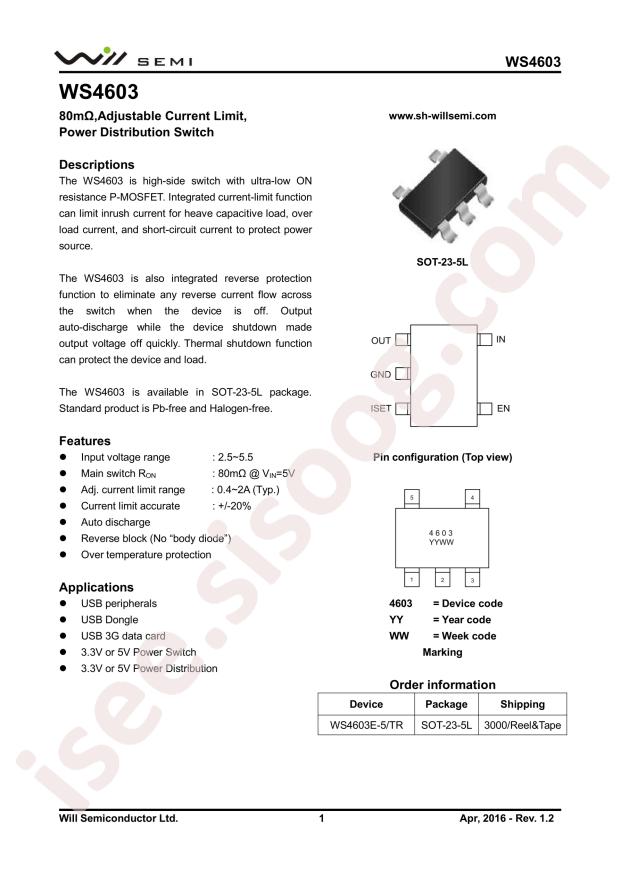 WS4603E-5/TR