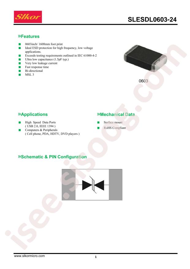 SLESDL0603-24