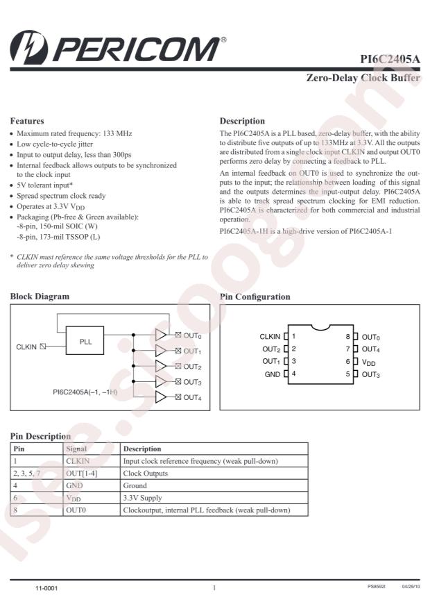 PI6C2405A-1HWIEX
