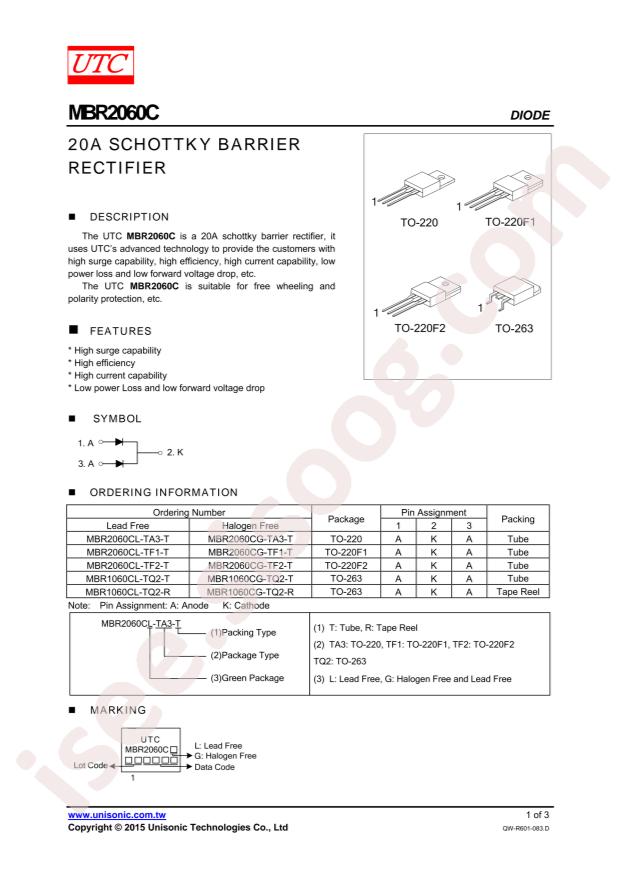 MBR2060CL-TA3-T