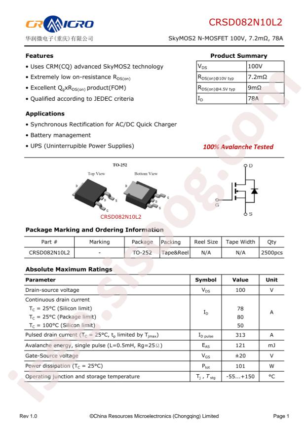 CRSD082N10L2