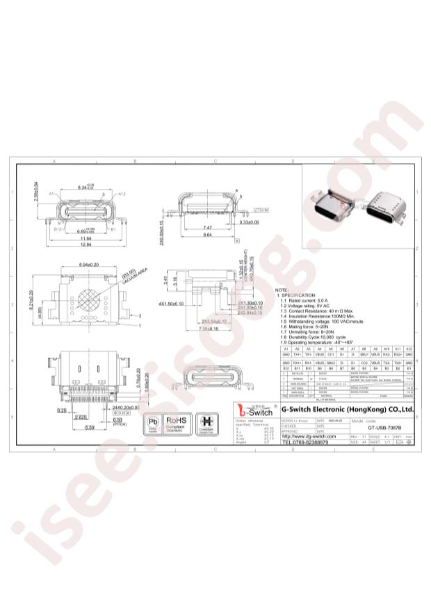 GT-USB-7087B