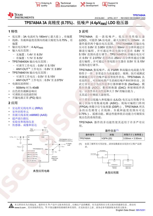 TPS7A8400ARGRT