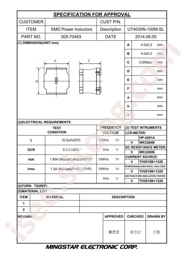 UT4030N-100M-SL