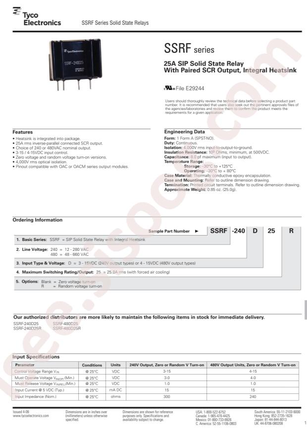 SSRF-240D25
