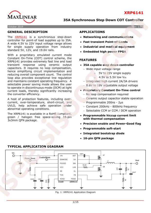 XRP6141ELTR-F