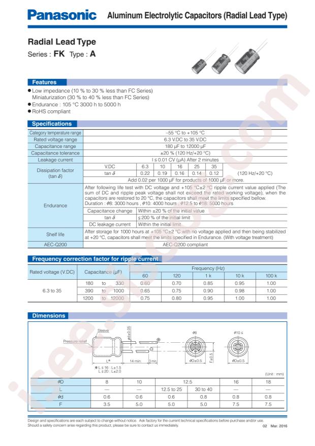 EEUFK1C152LB