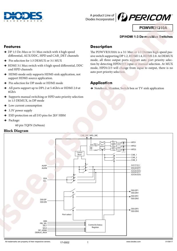 PI3WVR31310AZLEX