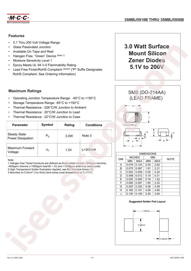 3SMBJ5918B-TP