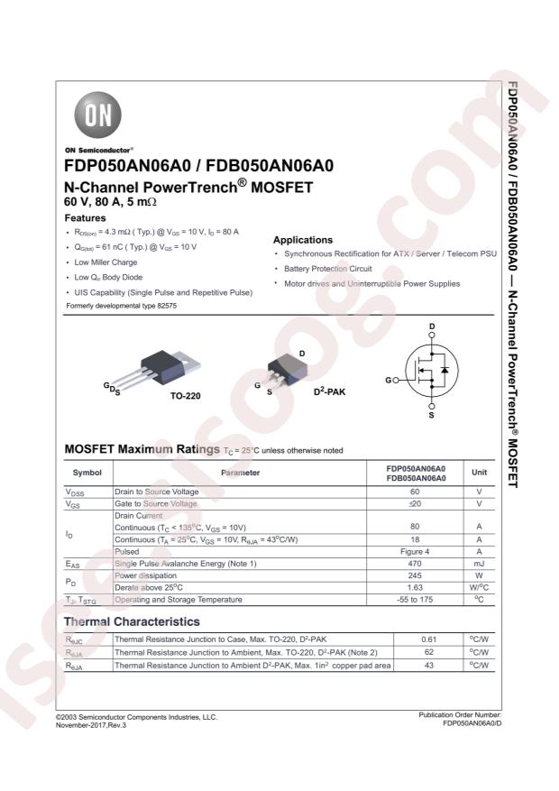 FDB050AN06A0