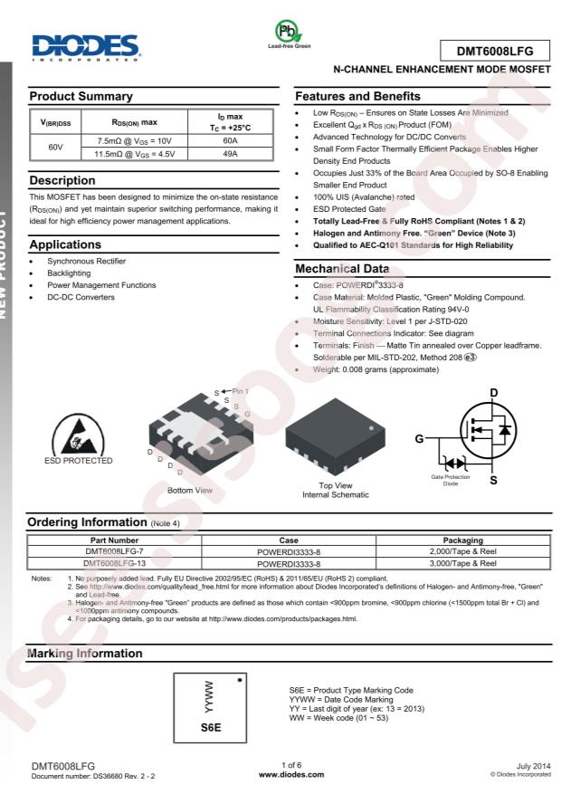 DMT6008LFG-7