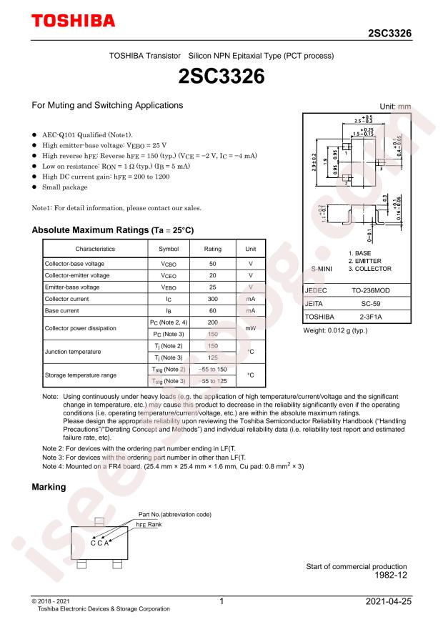 2SC3326-B,LF(T