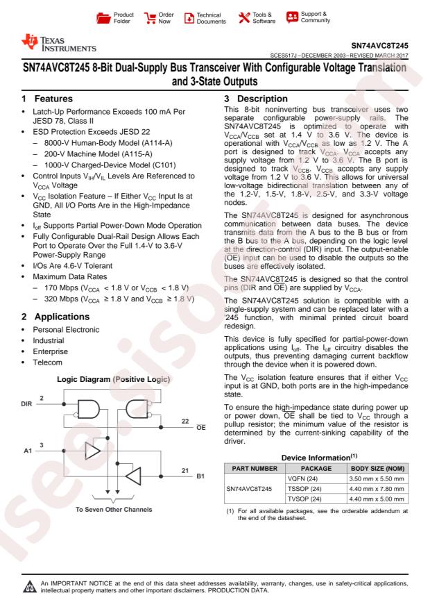 SN74AVC8T245PWR
