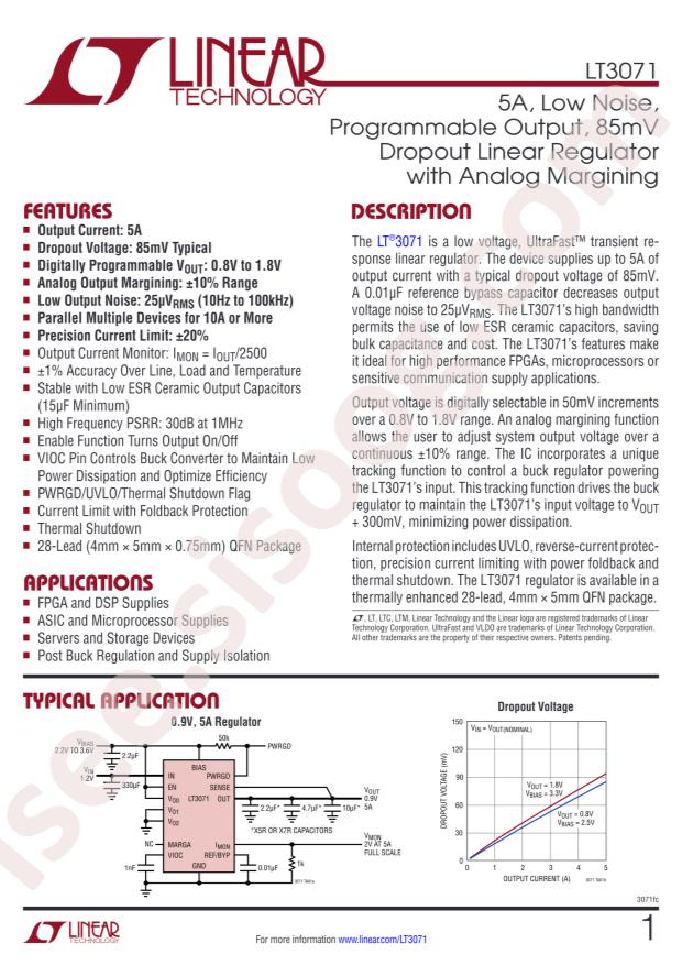 LT3071EUFD#PBF