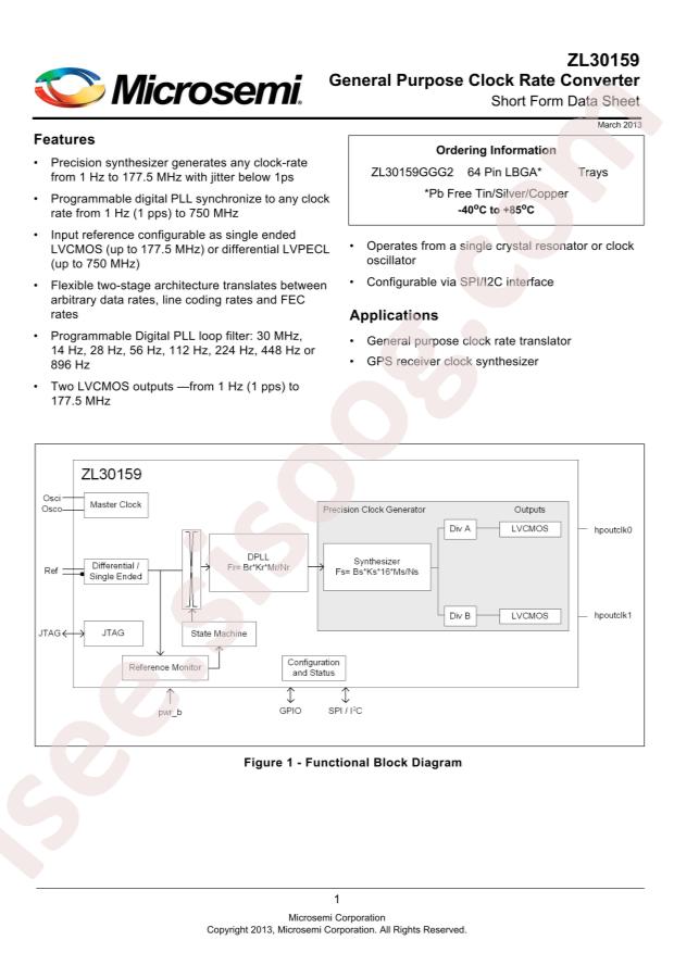 ZL30159GGG2