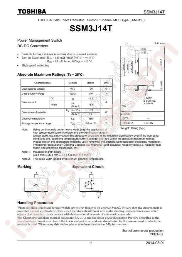 SSM3J14T