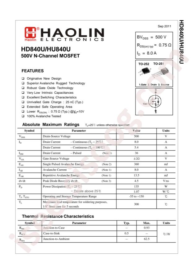 HD840U(CHA)