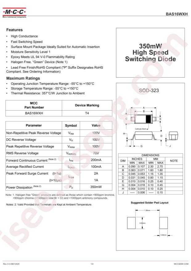 BAS16WXH-TP