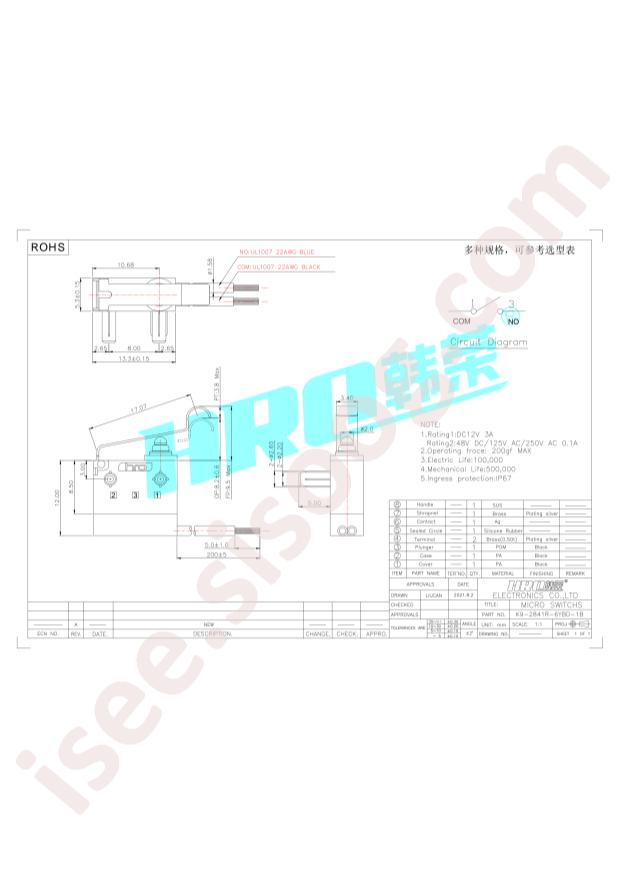 K9-2841R-6YBD-1B