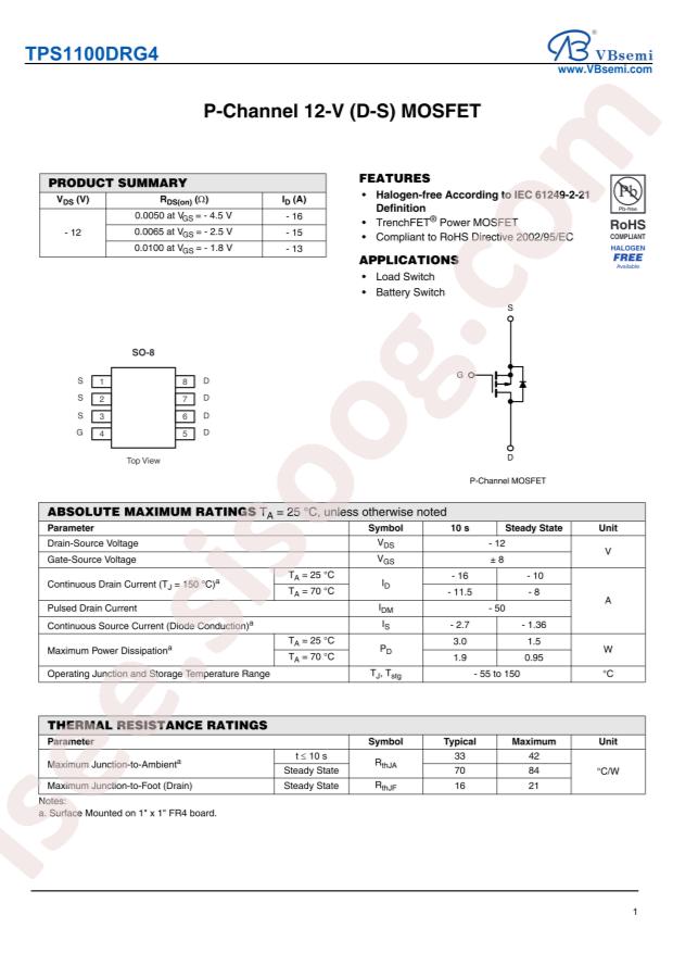 TPS1100DRG4-VB