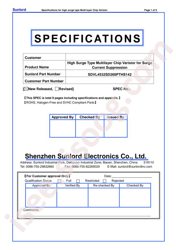 SDVL4532SD260PTHS142