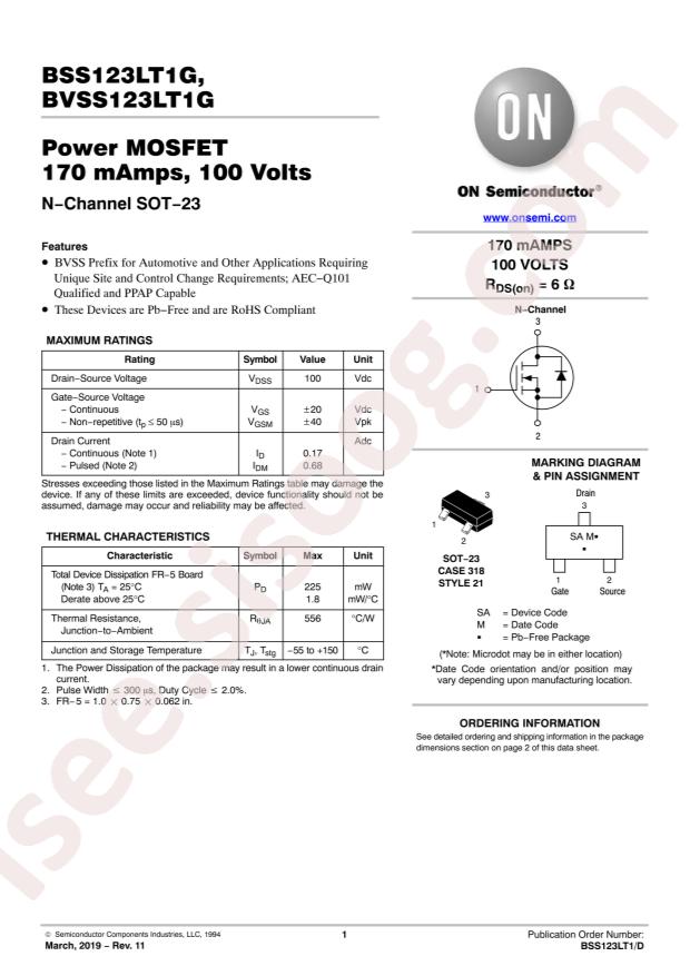 BSS123LT7G