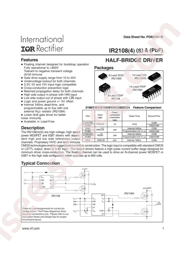 IR2108SPBF