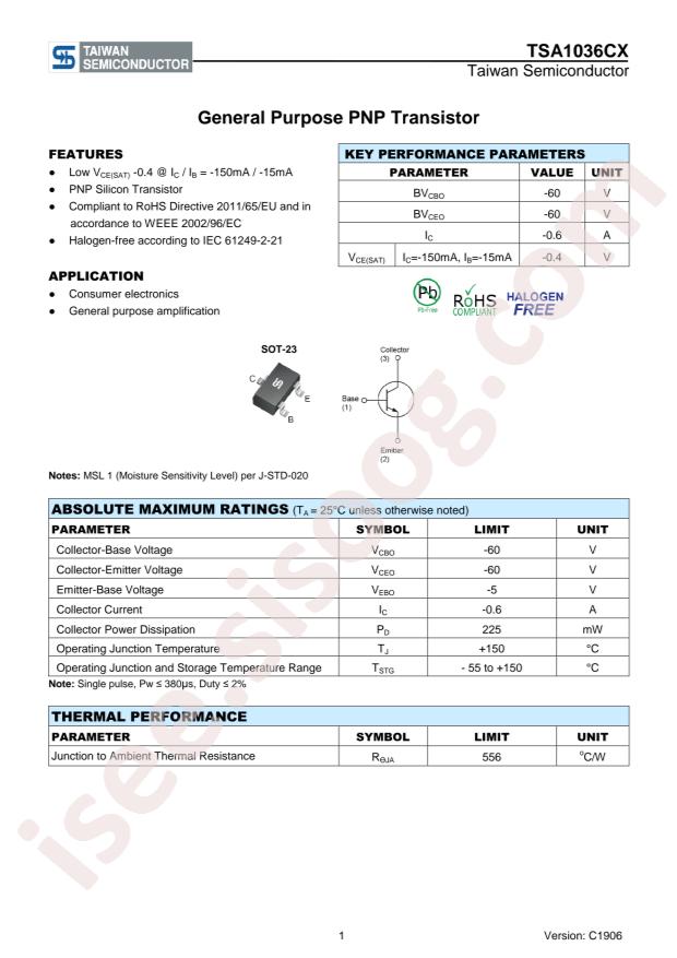 TSA1036CX RFG
