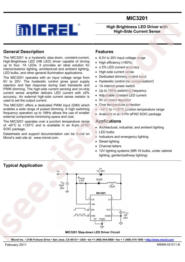 MIC3201YME-TR
