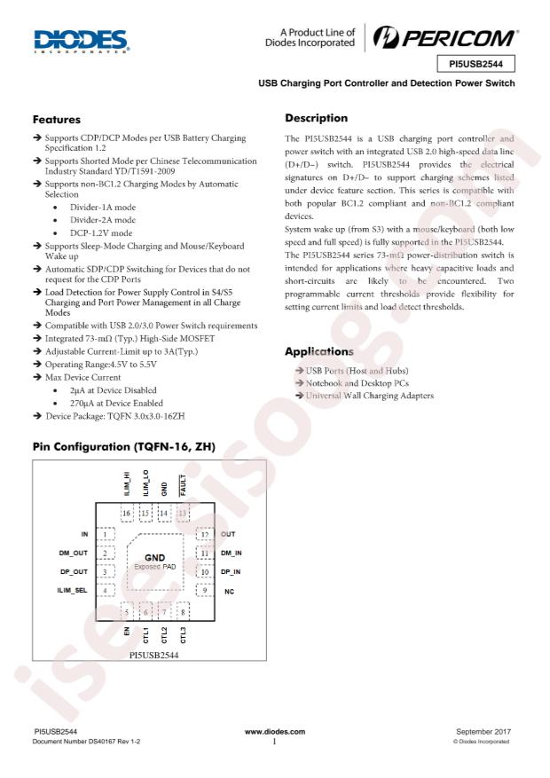 PI5USB2544ZHEX