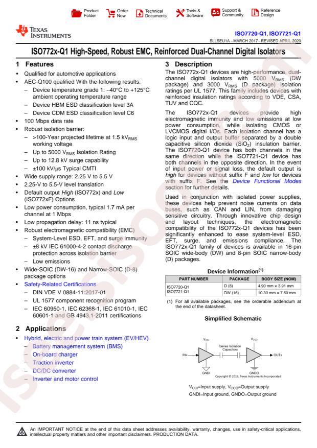 ISO7720FQDQ1
