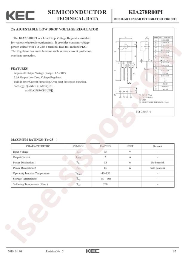 KIA278R00PI-U/P
