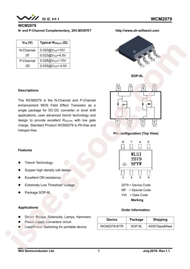 WCM2079-8/TR