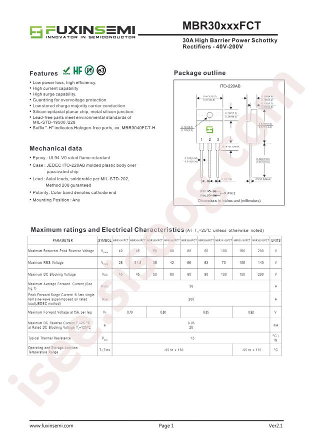 MBR30200FCT