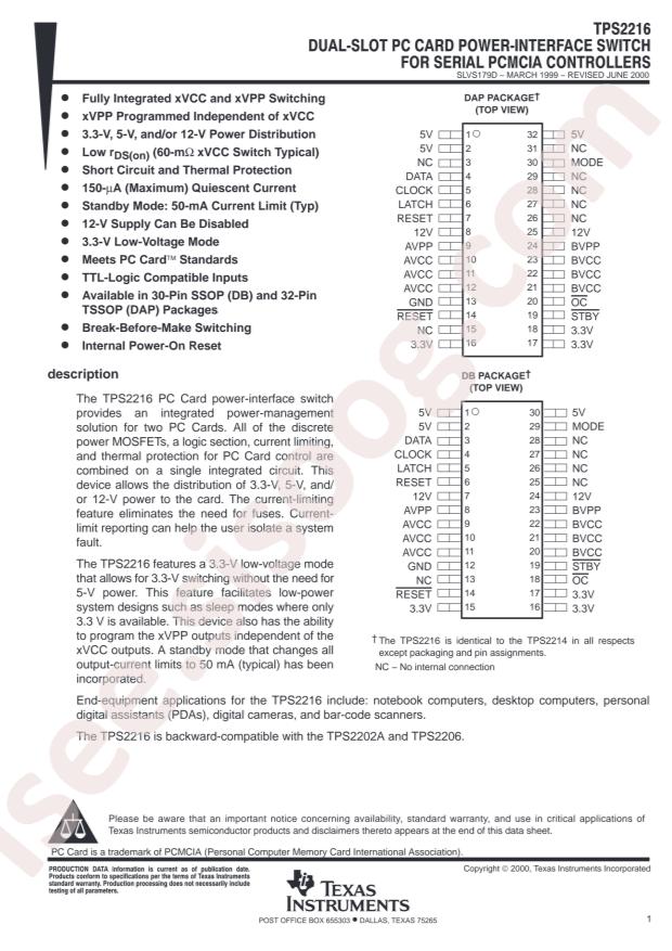 TPS2216DB